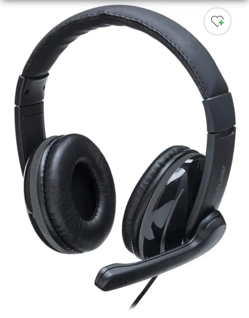 Headset Pro Conexão USB Mic e Cancelamento de Ruído Multilaser