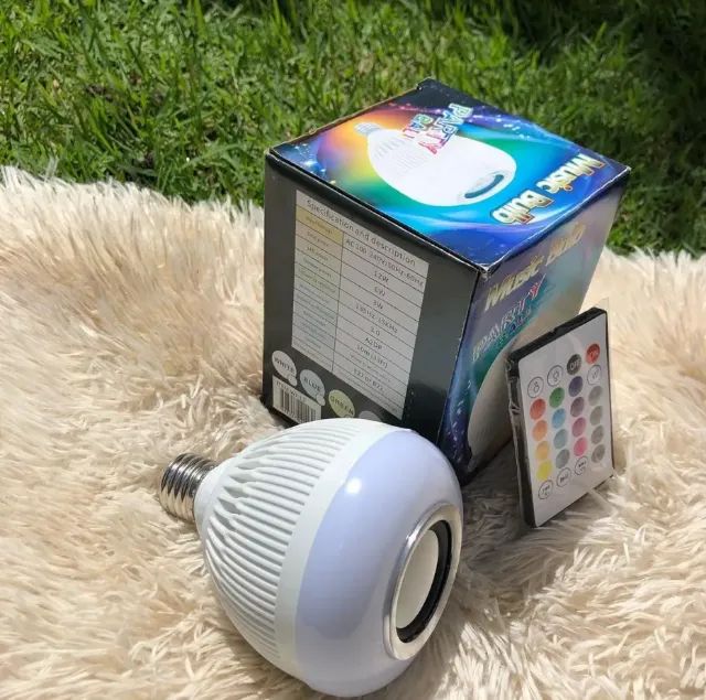 Lâmpada Bluetooth Som - Pronta entrega  - Foto 3