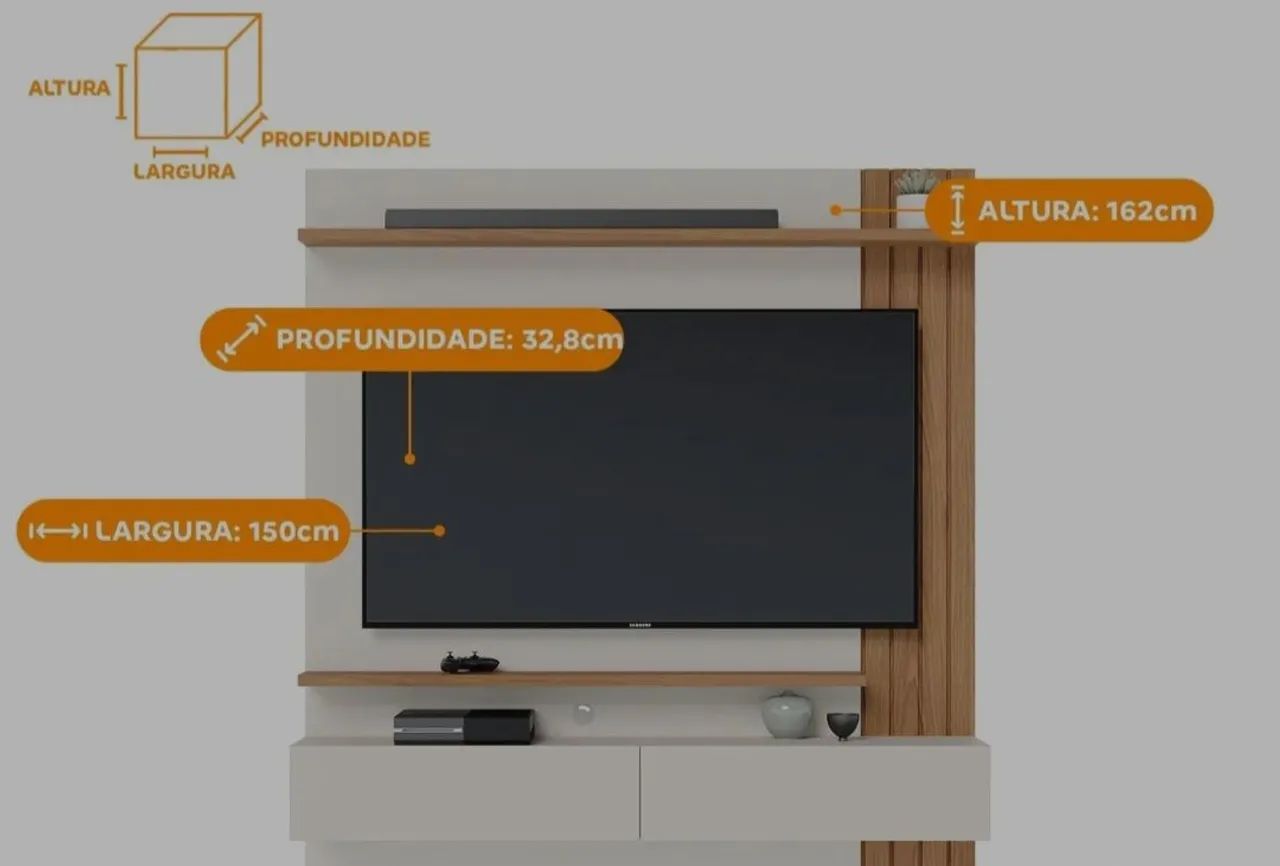 Painel TV MDF - Foto 4