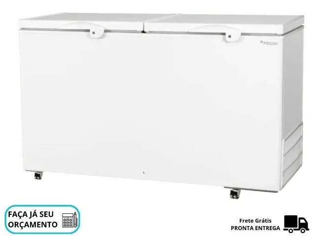 Freezer Horizontal 2 Tampas 503 Litros Fricon