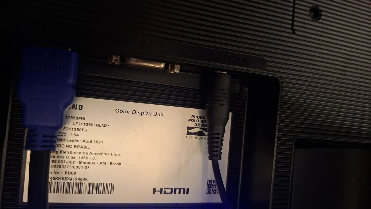 MONITOR SAMSUNG 24 POLEGADAS 75hrs - Foto 4