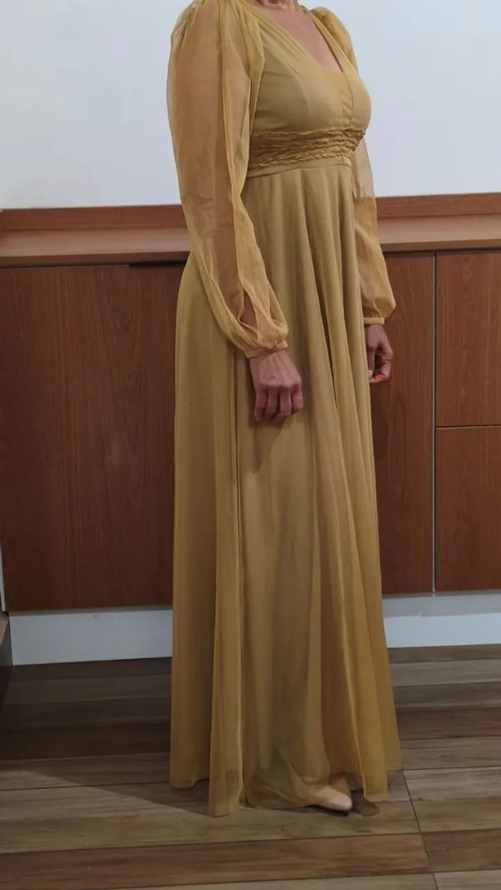 Vestido de Festas de Casamento Usado - Foto 3