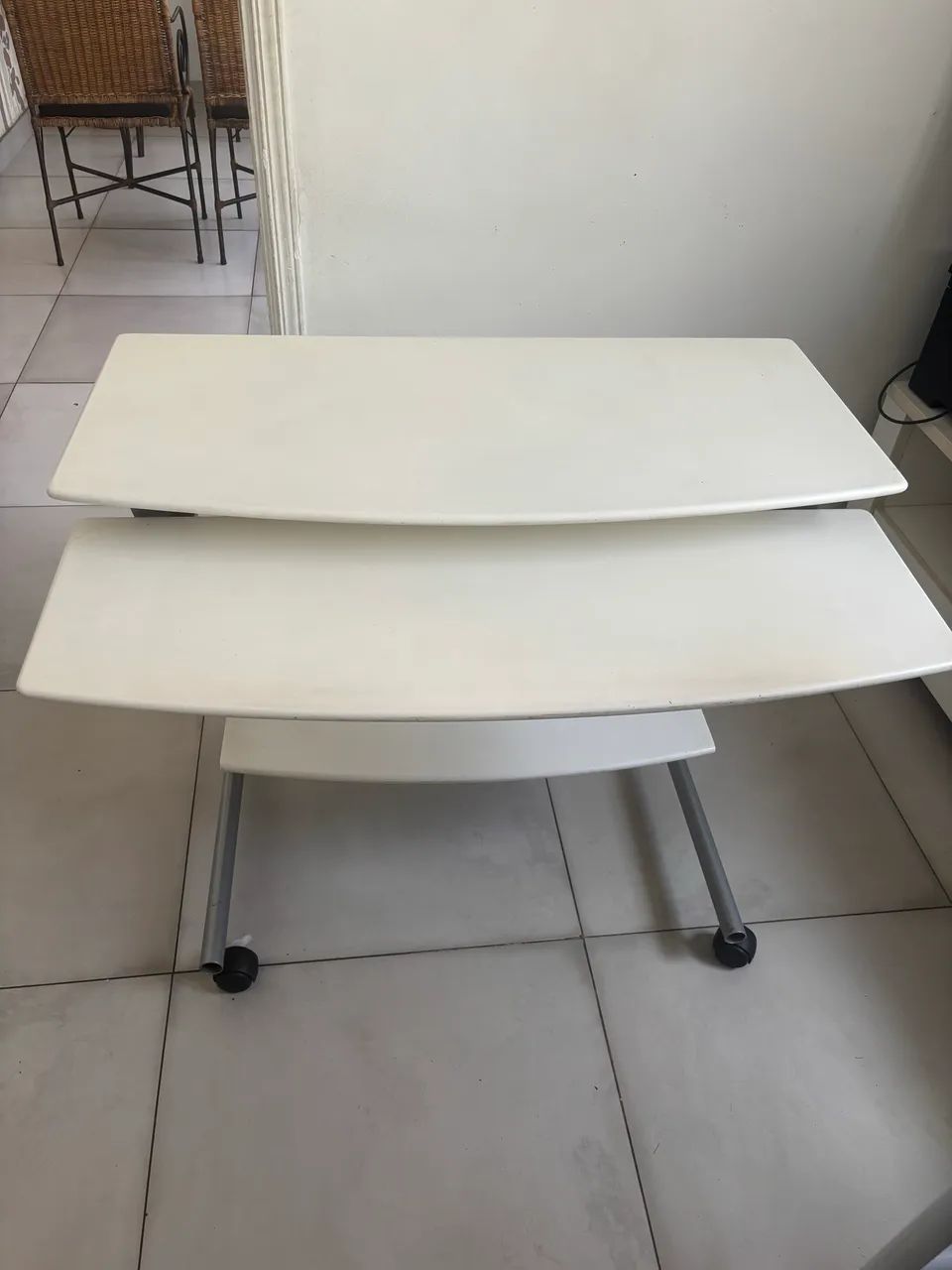 Mesa branca tok stok  - Foto 3