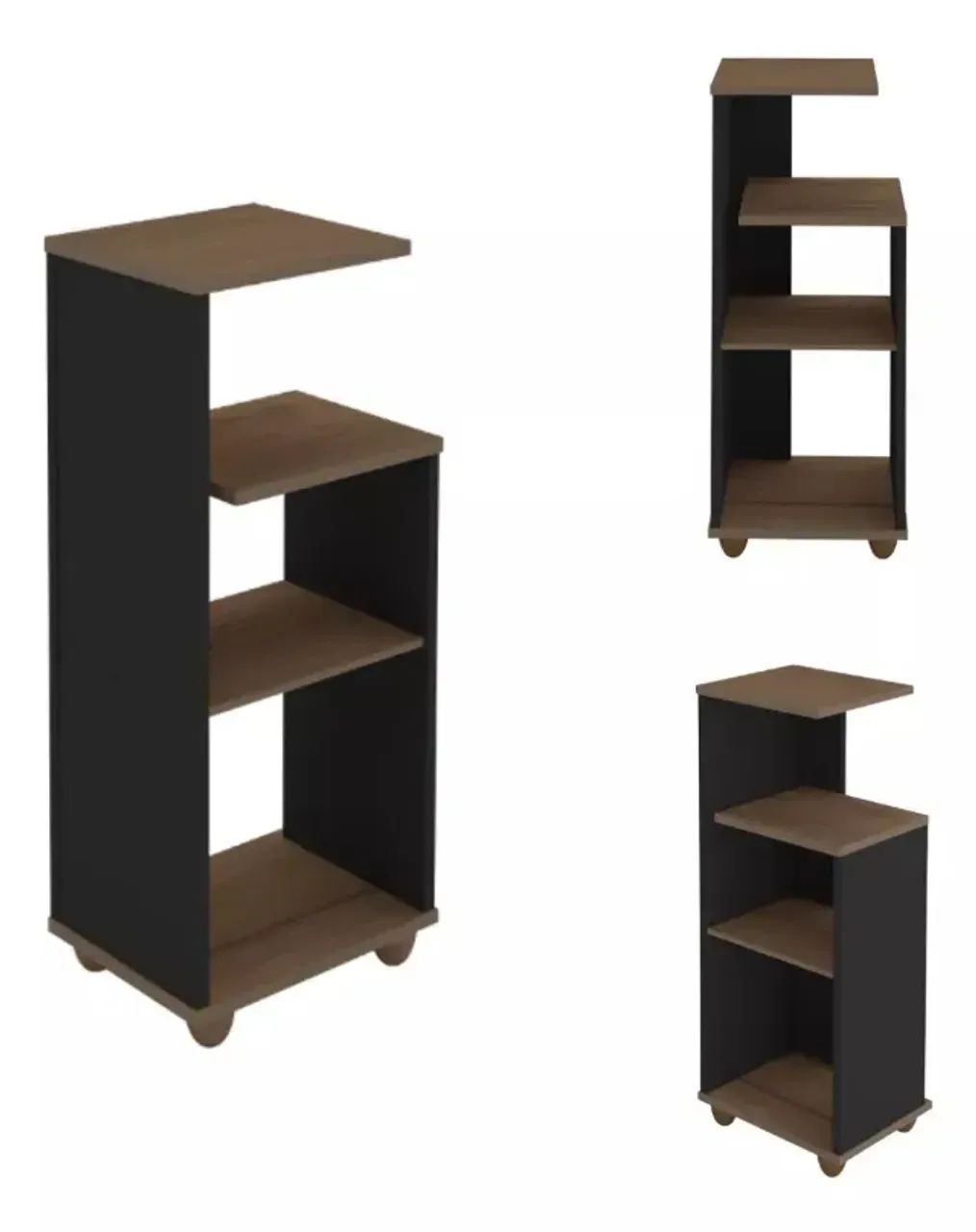 Mesa de Apoio Bis Imbuia/Preto