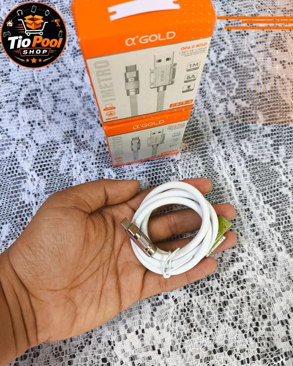 Cabo Tipo-C Turbo 5A A'GOLD
