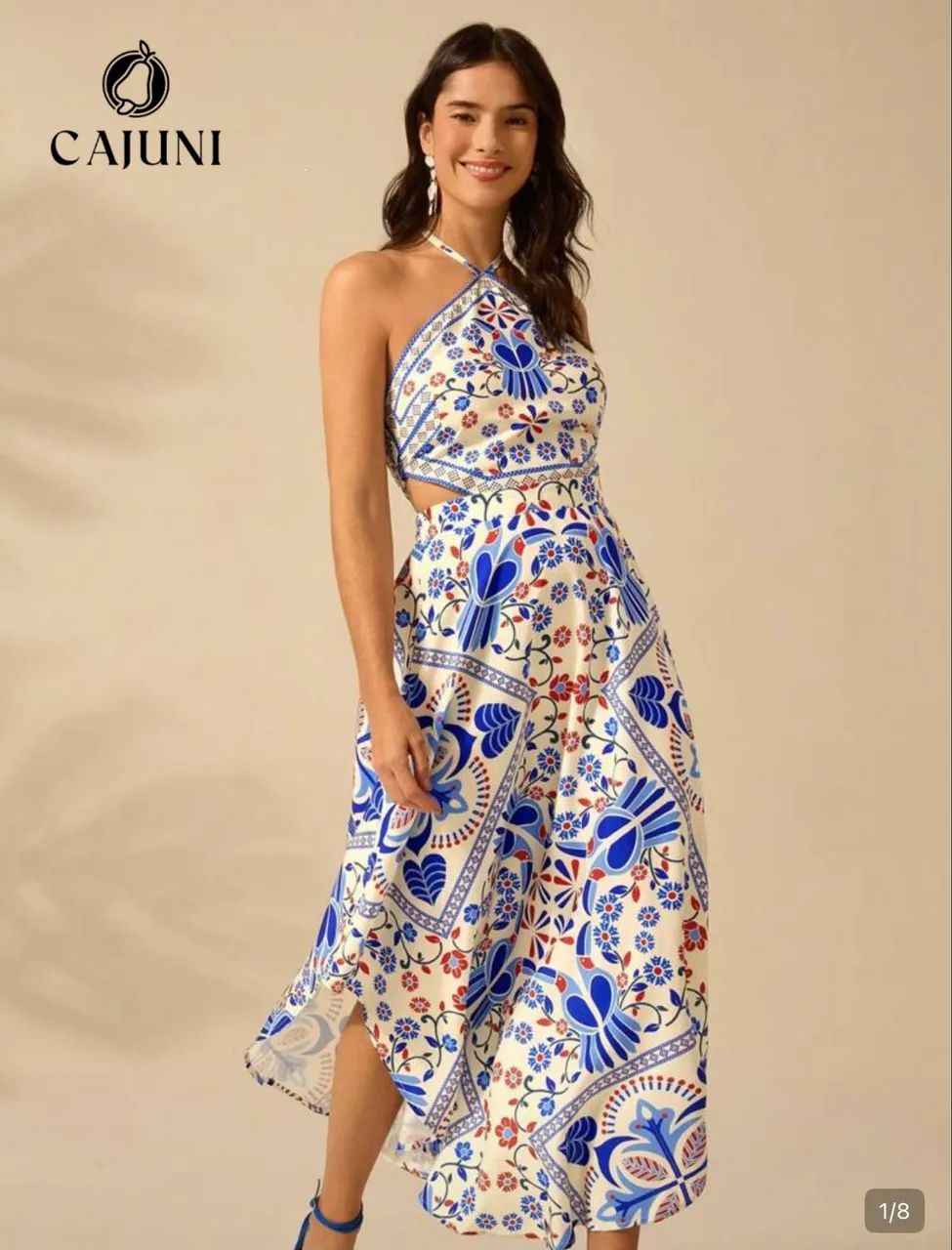 Vestido cajuni novo