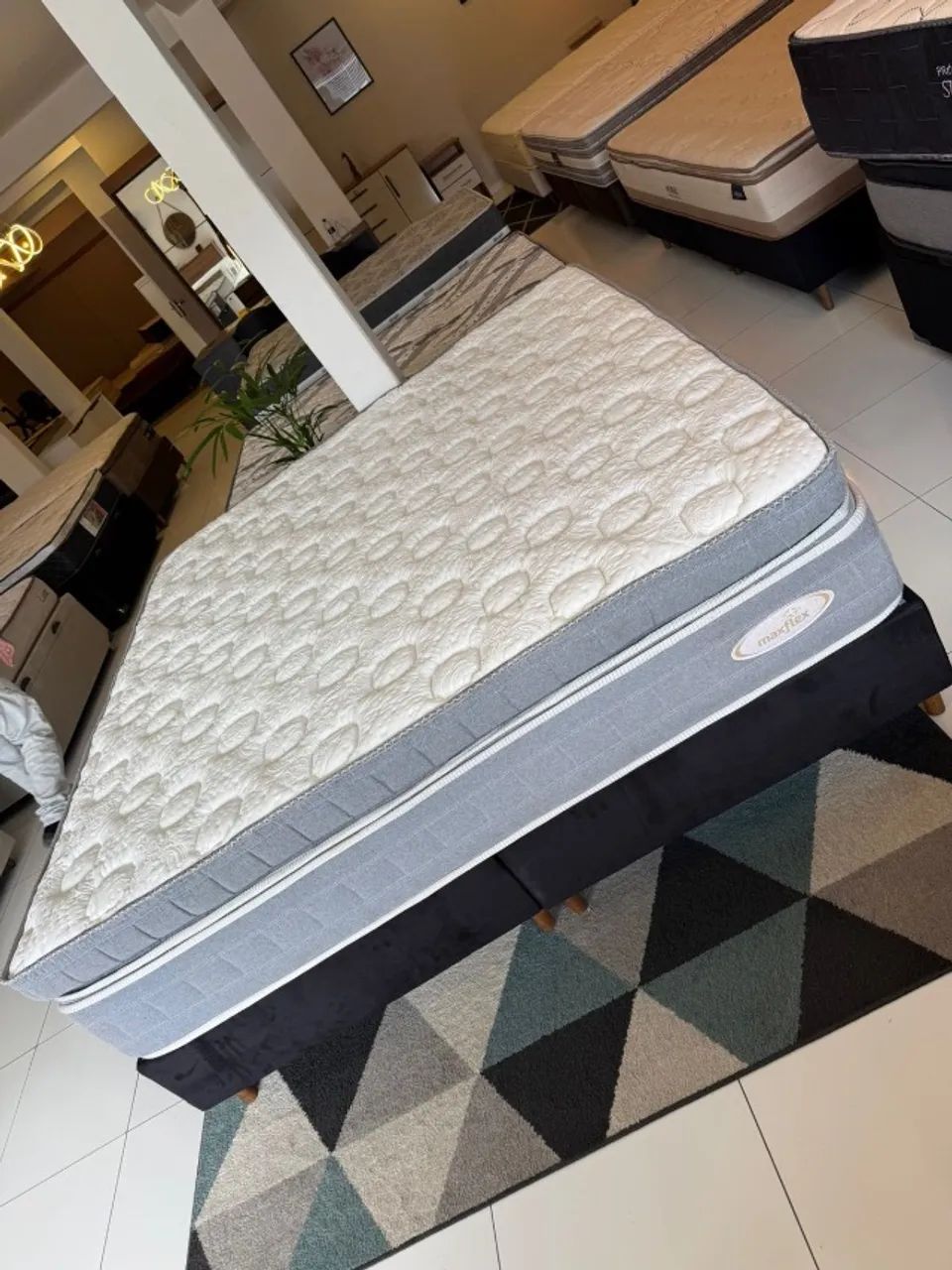 Cama com colchão SUPER KING MAXFLEX - Entrego HOJE! 