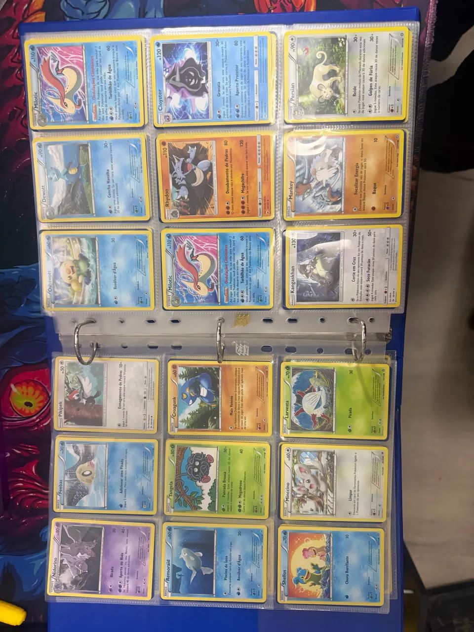 Fichario/pasta Pokémon antigas  - Foto 4