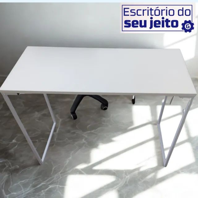 Escrivaninha Industrial NOVA Mesa Multiuso para Notebook Computador Estudo Birô Escritório