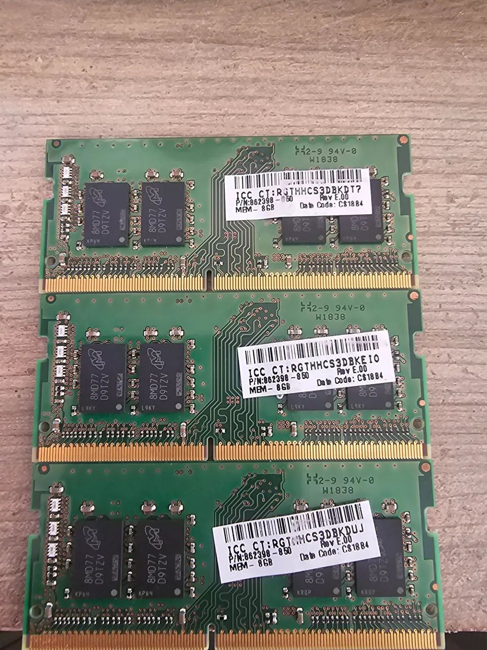 3 memories Kingston, 8gb cada, 2666 - Foto 2