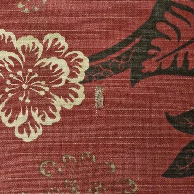 Puff Tok & Stok com assento confortável em espuma e tecido floral - Foto 4