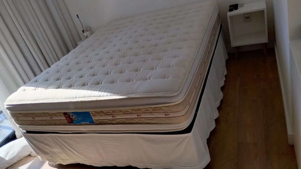 Cama box queen Castor Double Face Pró espuma Molas  - Foto 2