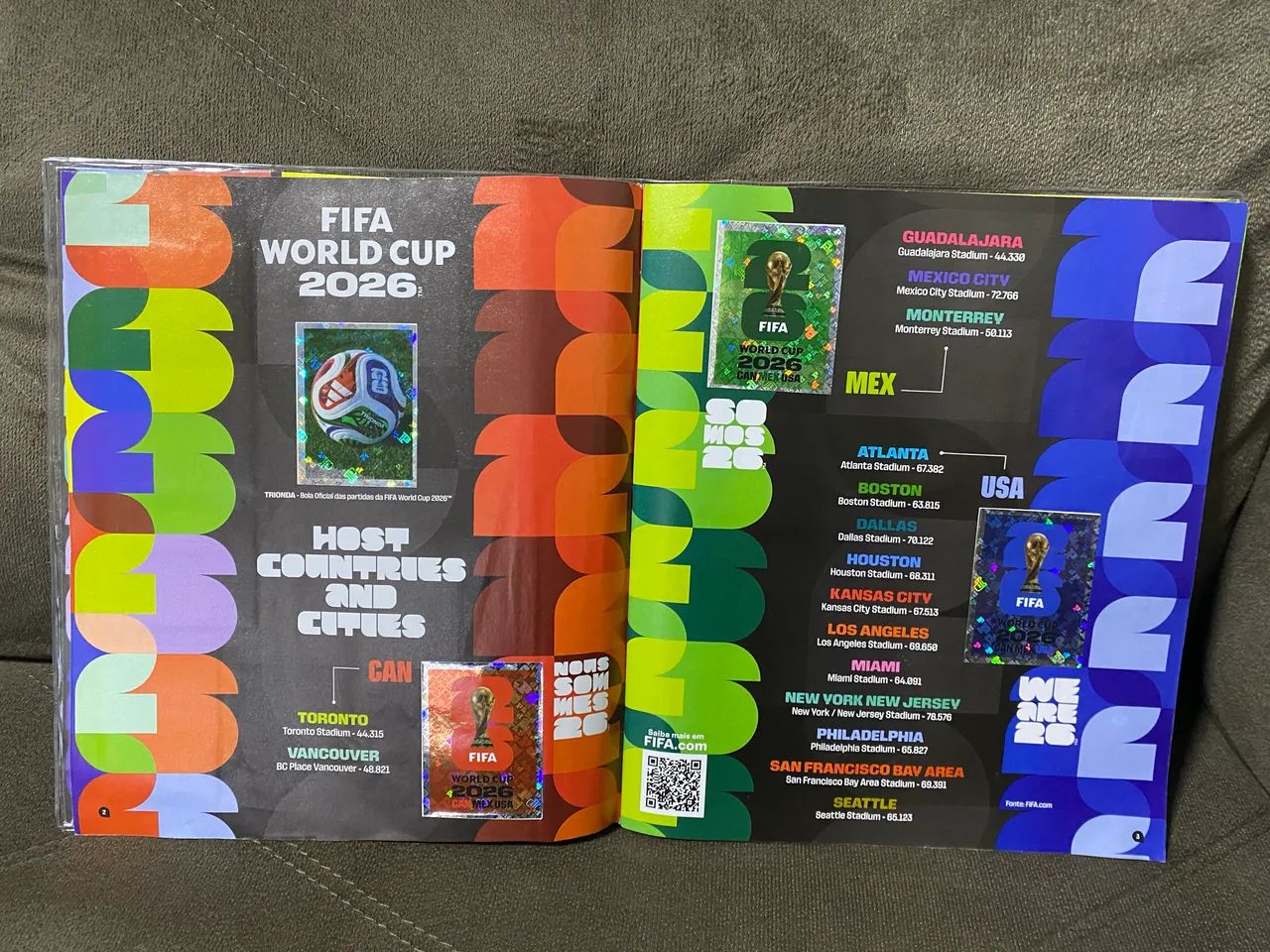 Álbum Copa 2026 - 100% completo e original + capa - Foto 4