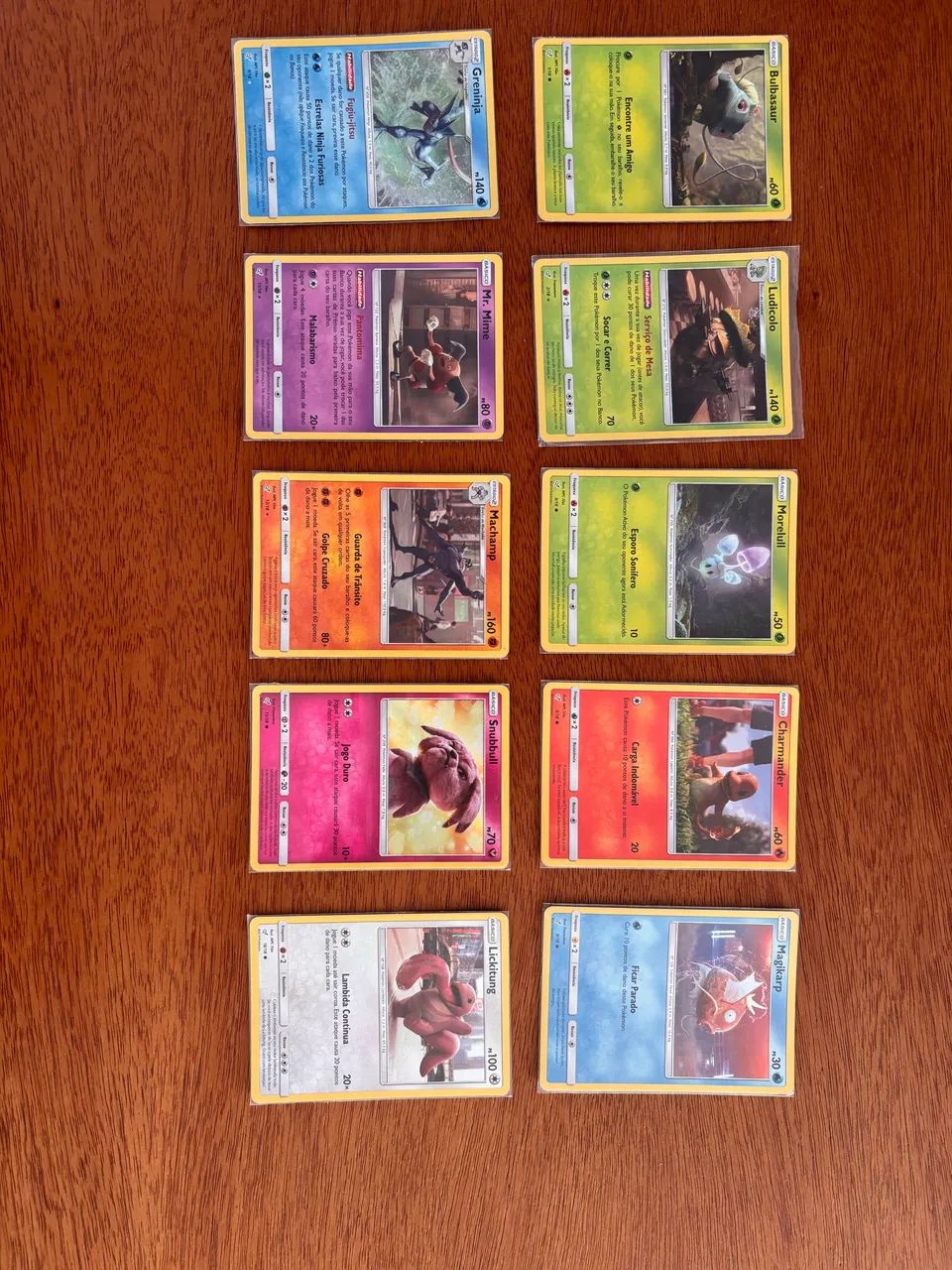 Cartas Pokémon - Detetive Pikachu