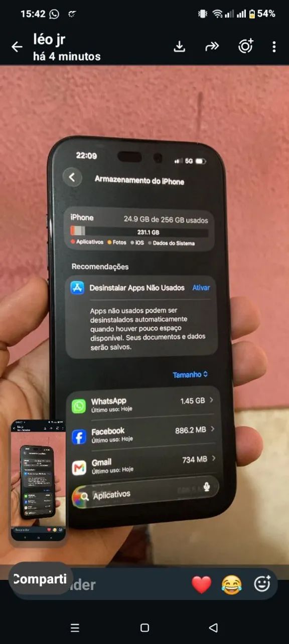 iPhone 15 novo  - Foto 3