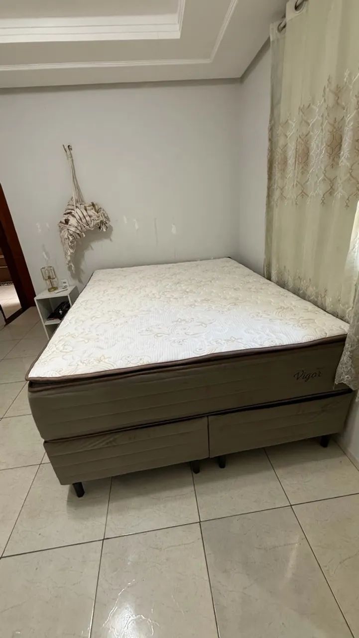 Cama box Queen molas ensacadas com Pillowtop disponível  - Foto 2