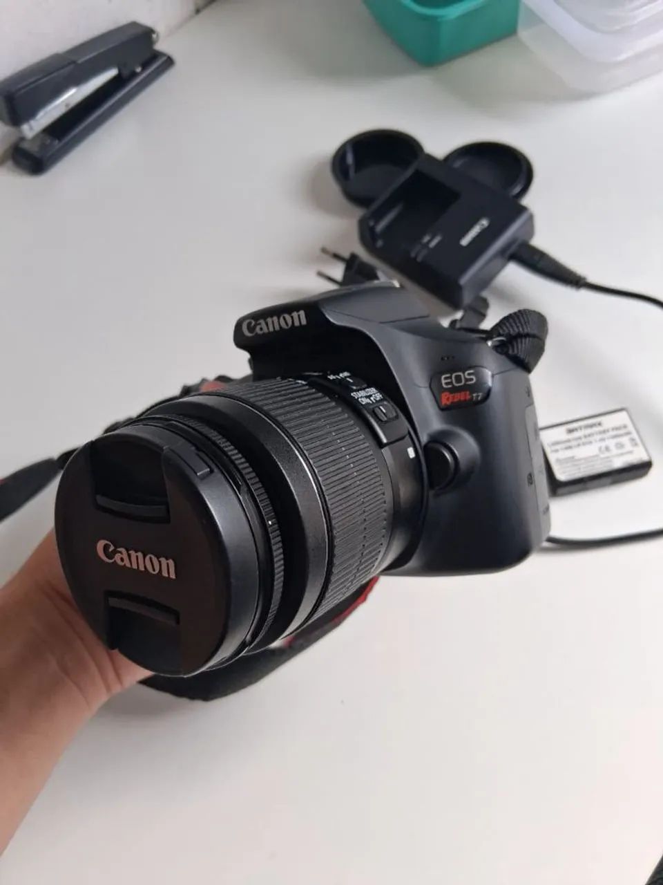  CÂMERA CANON T7 - KIT COMPLETO | ESTADO DE NOVA - Foto 3