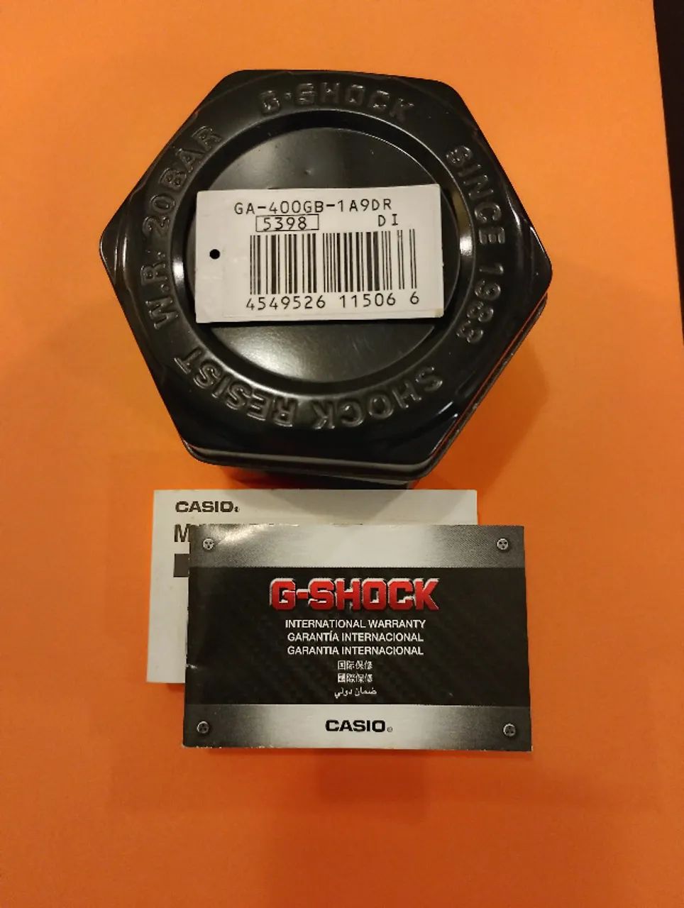 Relógio Casio G-Shock Analógico-Digital GA-400GB Preto e Ouro - Foto 3