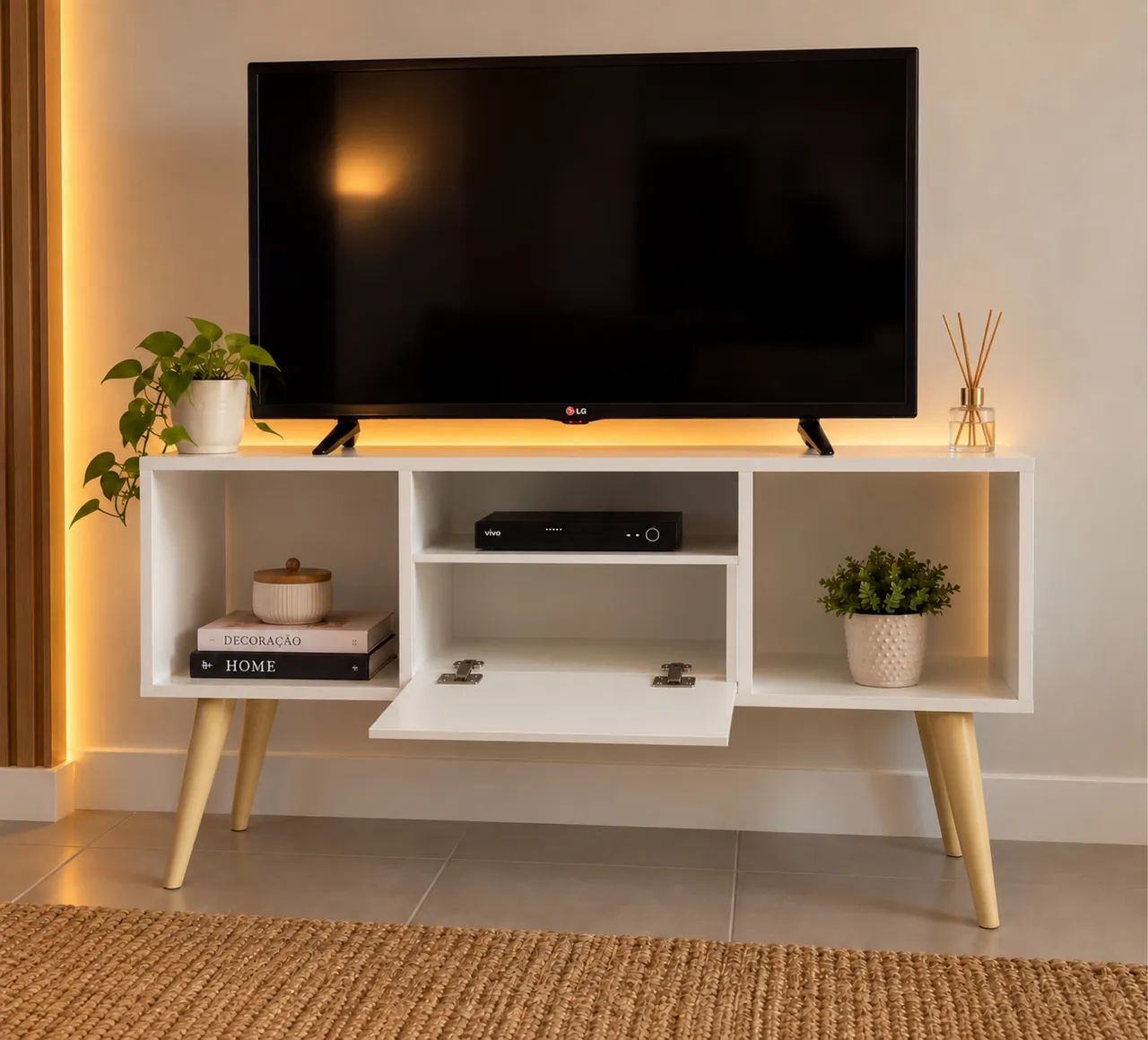 Rack para tv NOVO NA CAIXA! - Foto 2