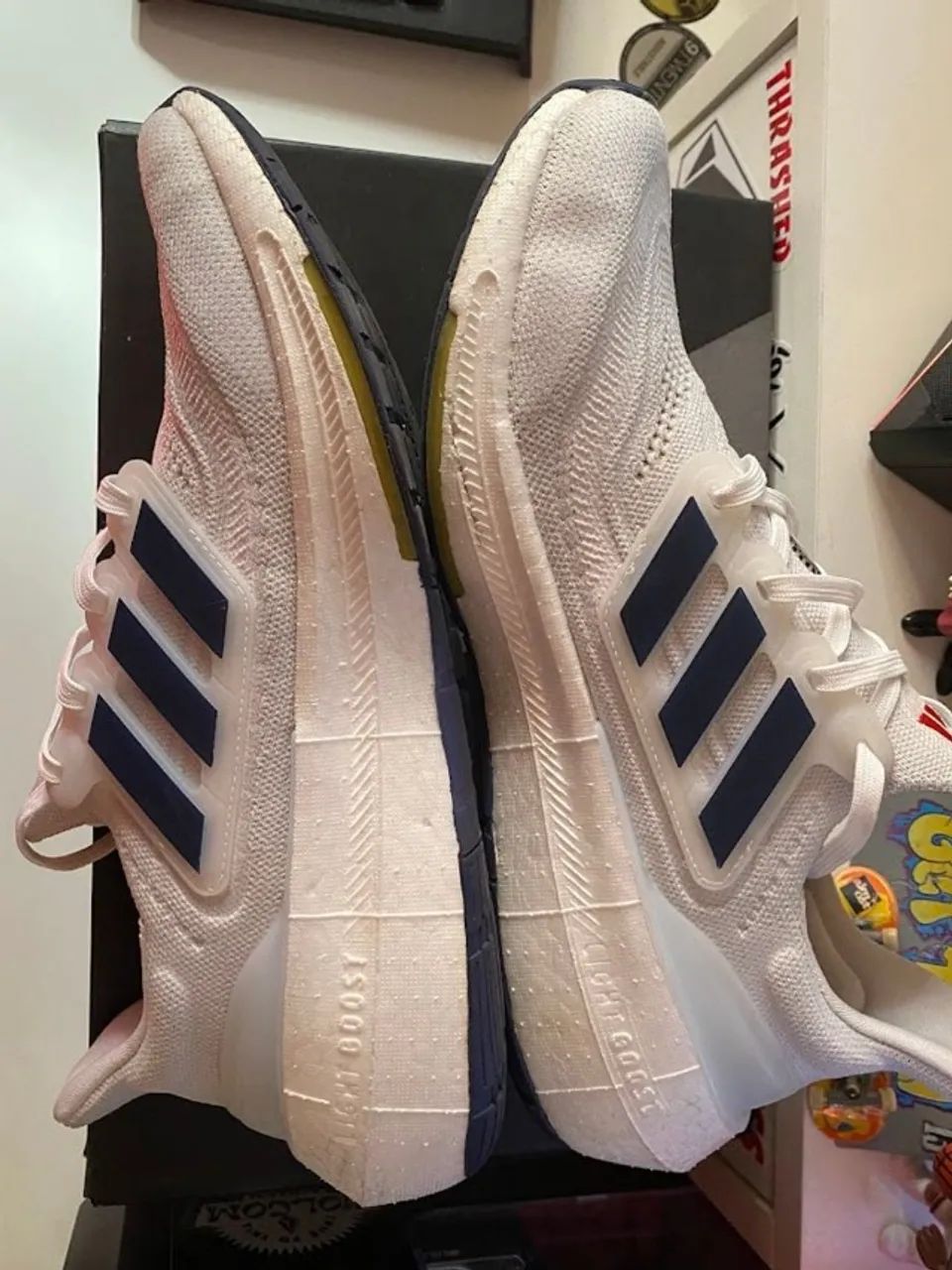 tênis adidas ultraboost light branco 41br - Foto 4