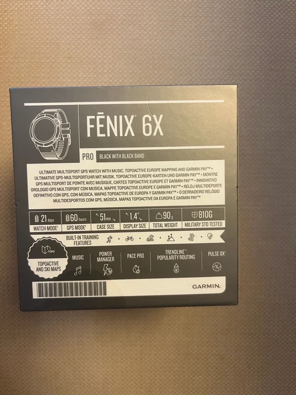 Relógio Fenix 6 Pro 51mm - Foto 4