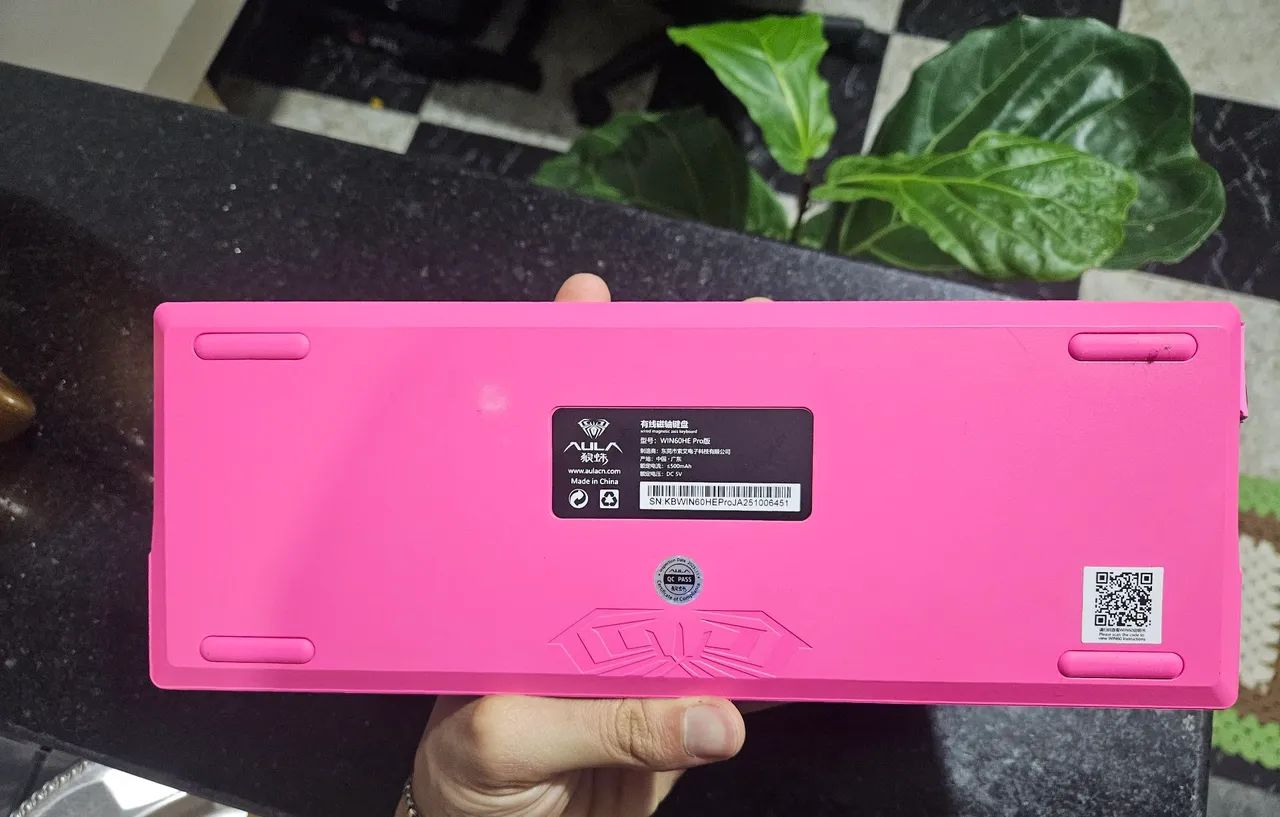 TECLADO MAGNÉTICO AULA WIN 60HE PRO PINK - Foto 3