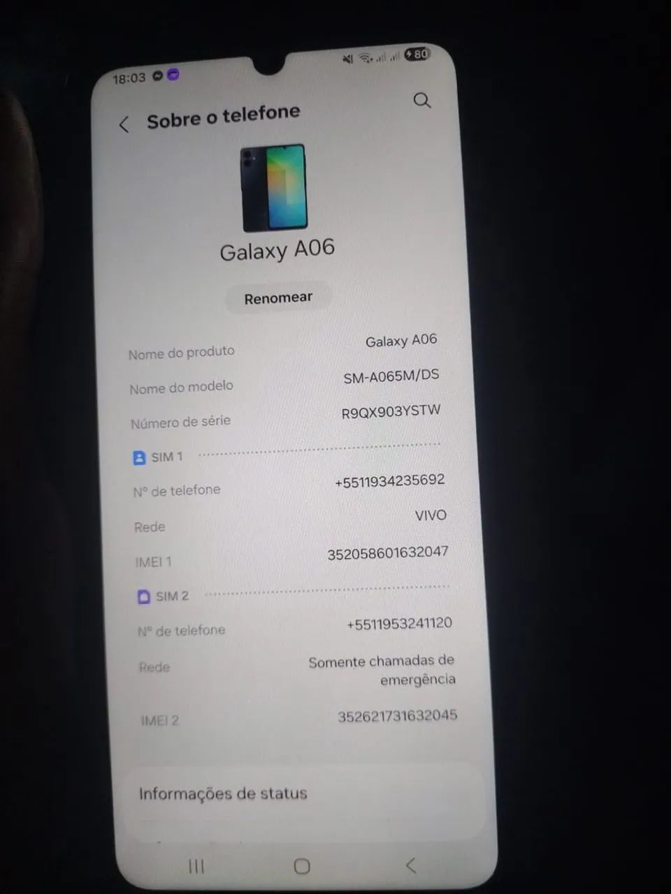 Celular A6 128 Gigas - Foto 2