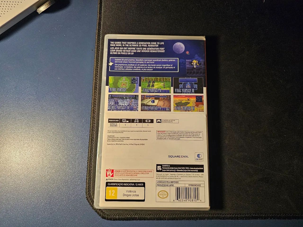 Final Fantasy I II III IV V VI Pixel Remaster Collection Switch