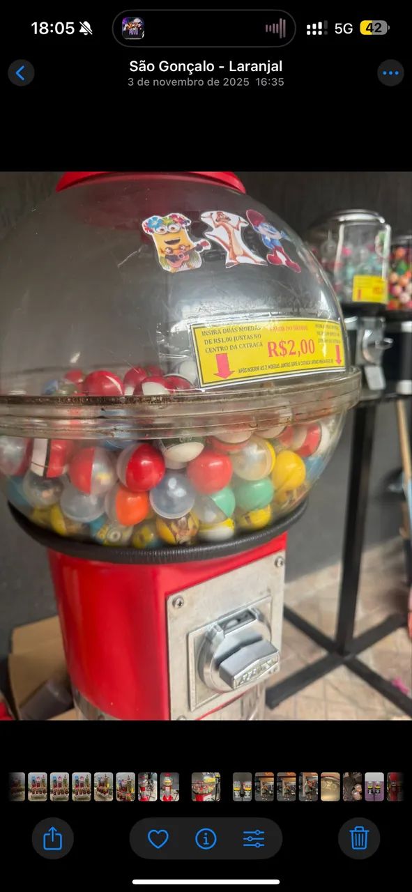 Máquina de bolinha, vending machine - Foto 4