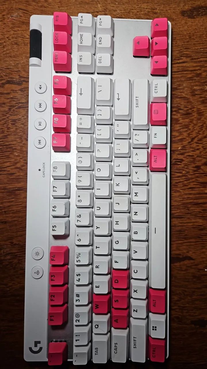 Teclado LOGITECH TKL PRO X RAPID (magnetico) branco - Foto 2