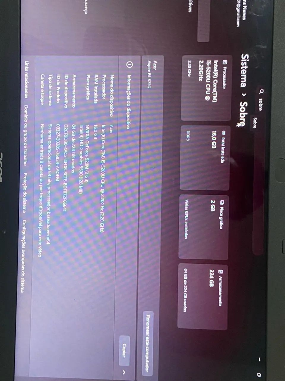 Acer aspire E5-573G - Foto 4