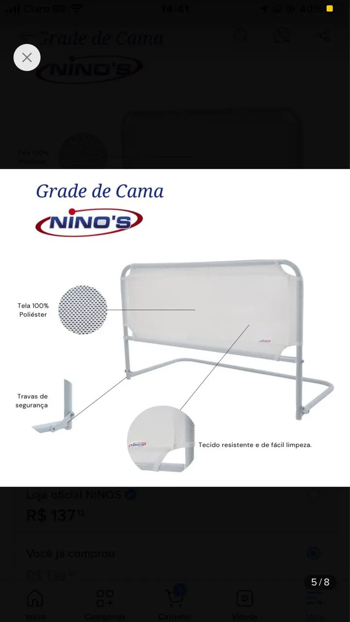 Grade de cama  - Foto 4