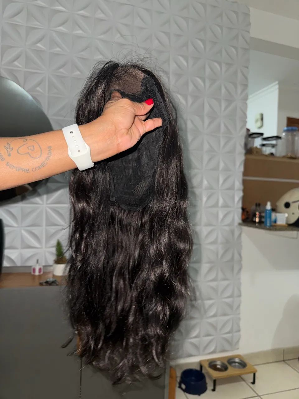Lace front cabelo humano 55 cm - Foto 4