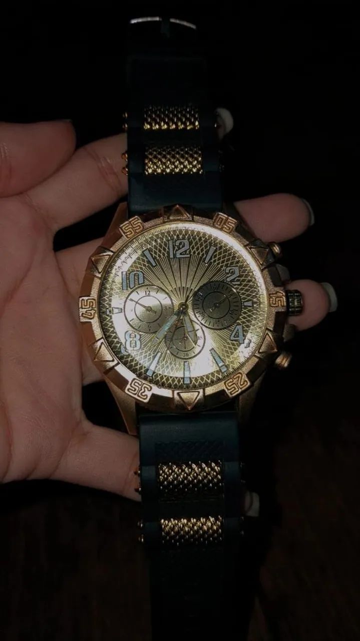 Vende-se conjunto de relógio mais cordão e pulseira - Foto 4