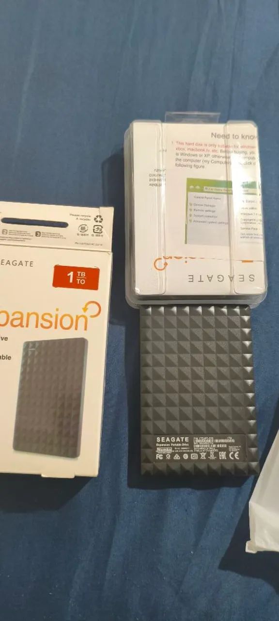HD externo Seagate 1 TB( novo )