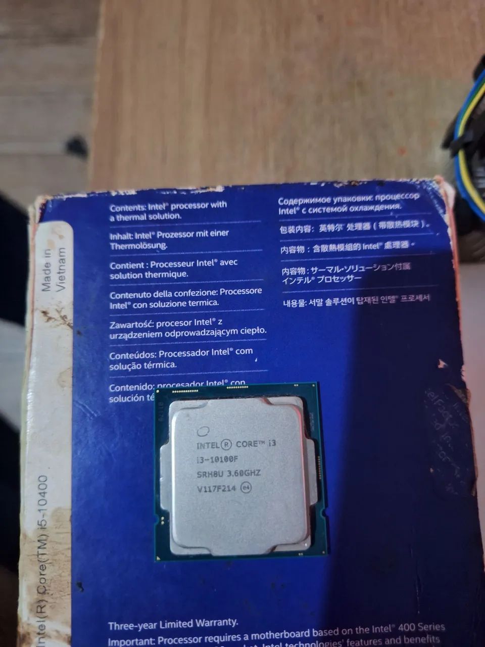 Processador i3-10100f 