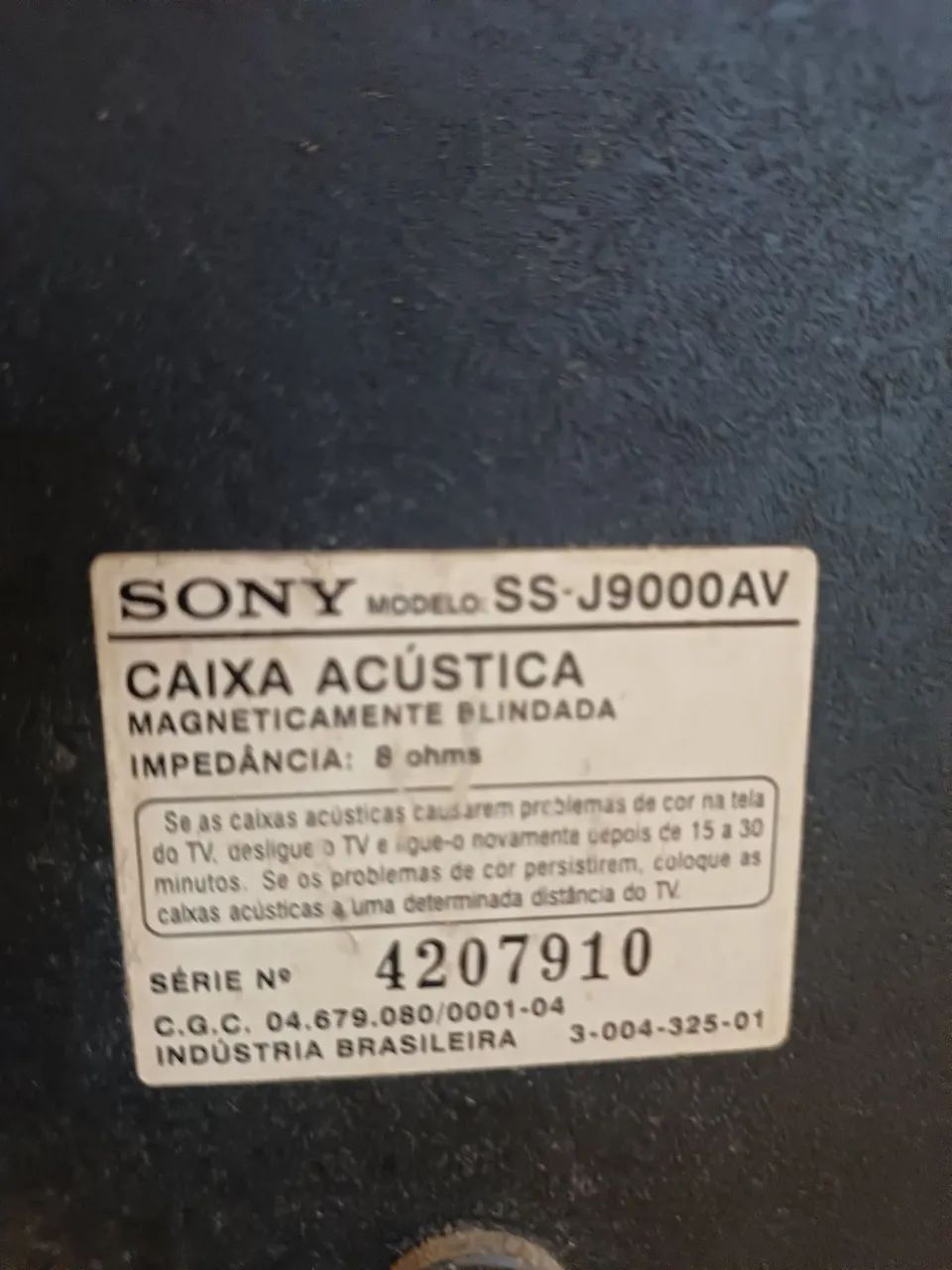 Caixa de som sony ss-sj9000  - Foto 4