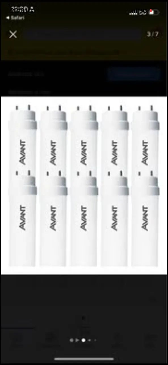10 ud Lâmpada Led tubular 18w Biv 6500k 120cm AVANT - Foto 2