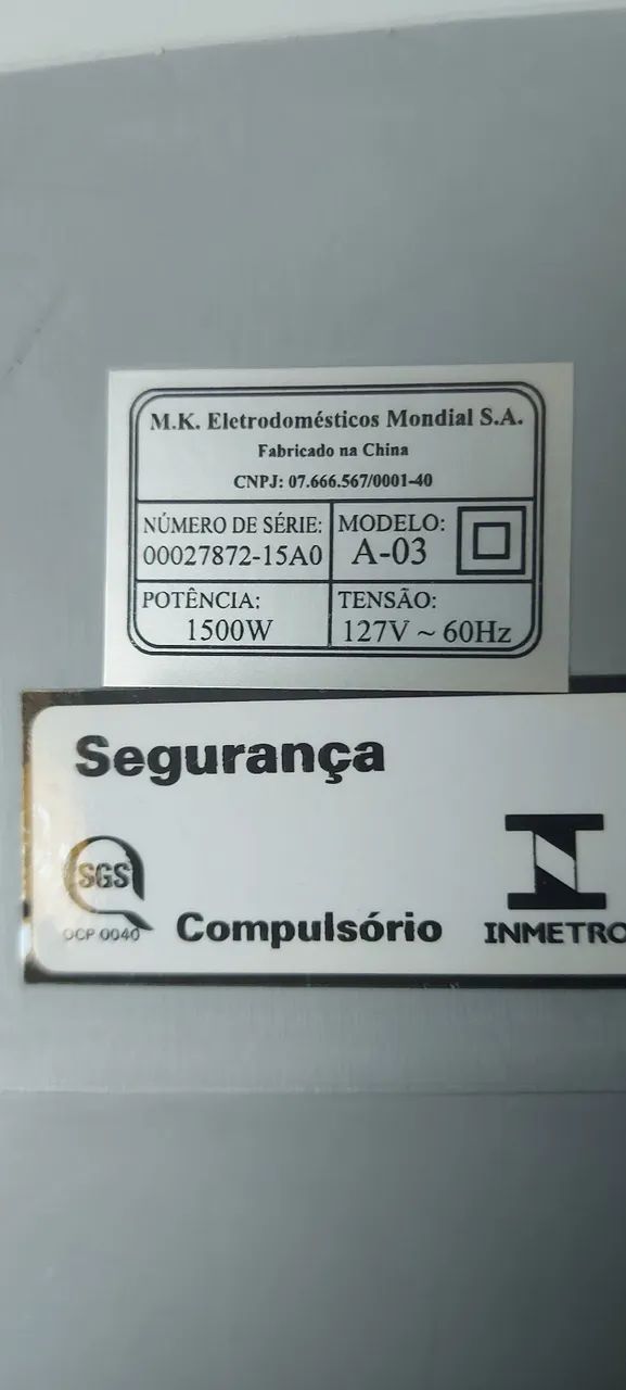 Aquecedor e ventilador Mondial - Foto 3