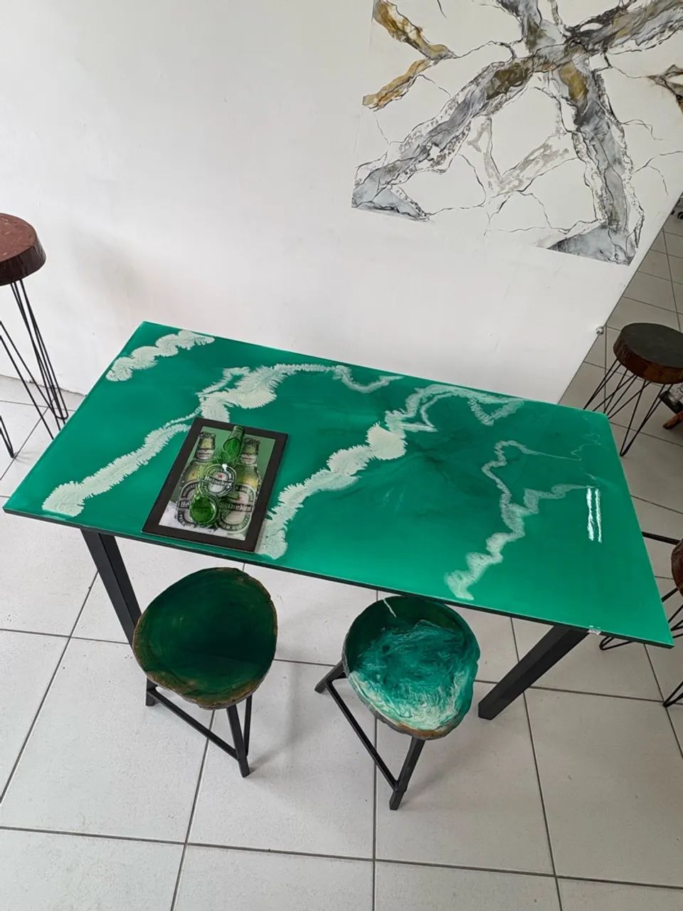 Mesa em MDF vitrificada  - Foto 5