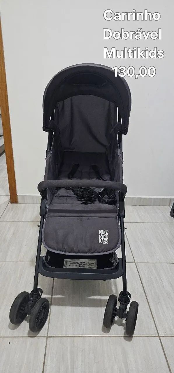 Carrinho de bebê dobrável Multikids