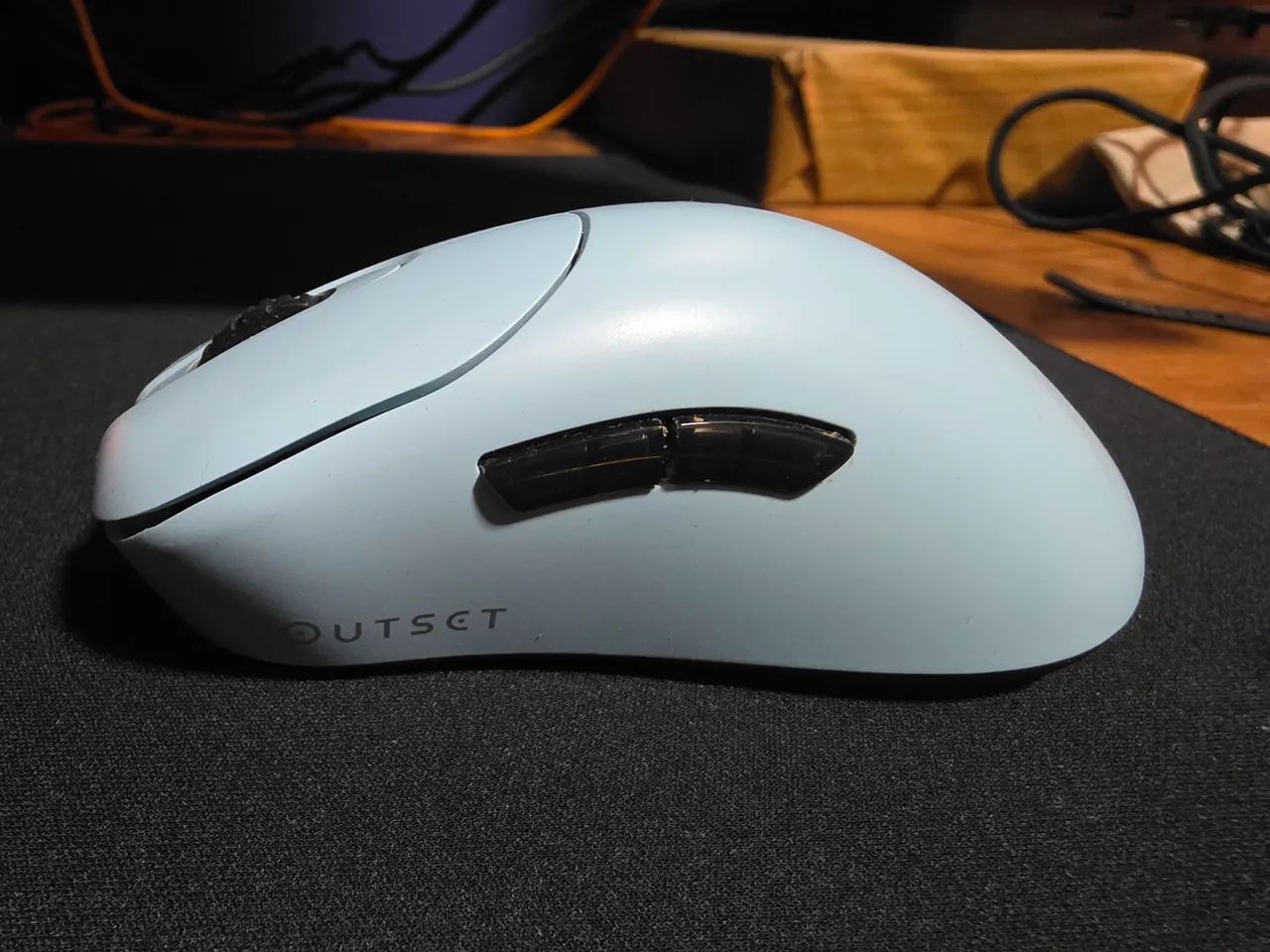 Mouse Vaxee Ax 4khz Azul Claro - Foto 2