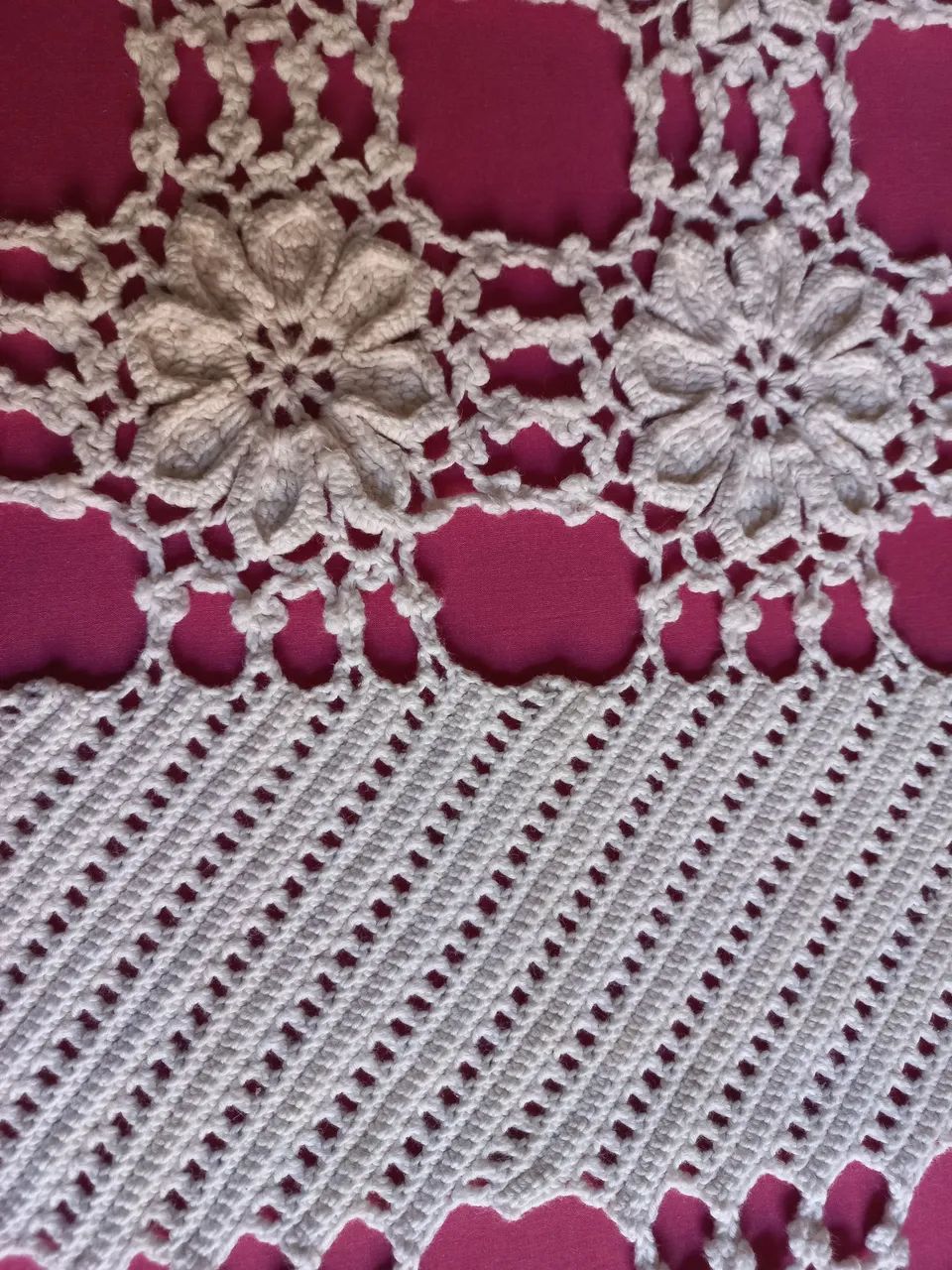 COLCHA artesanal em croche - Foto 4