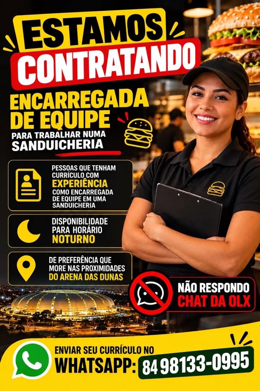 ENCARREGADA DE EQUIPE 