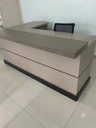 Balcão de recepção