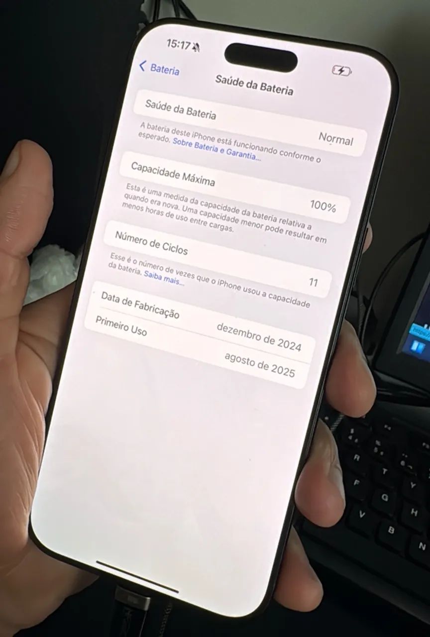 iPhone 16 PRO MAX 256 - PRETO IMPECÁVEL  - Foto 4