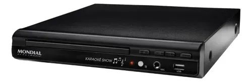 Aparelho de DVD Player com Karaokê Mondial D-20 - OPEN BOX