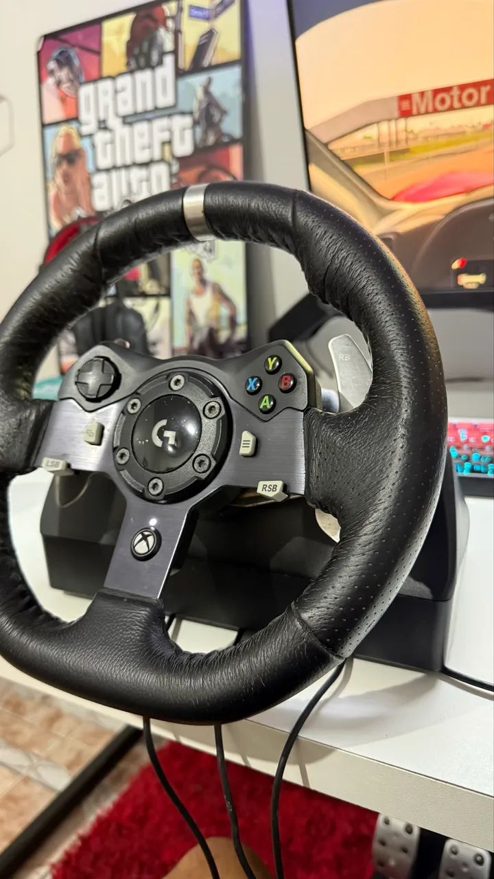 volante logitech G920 + câmbio  - Foto 3
