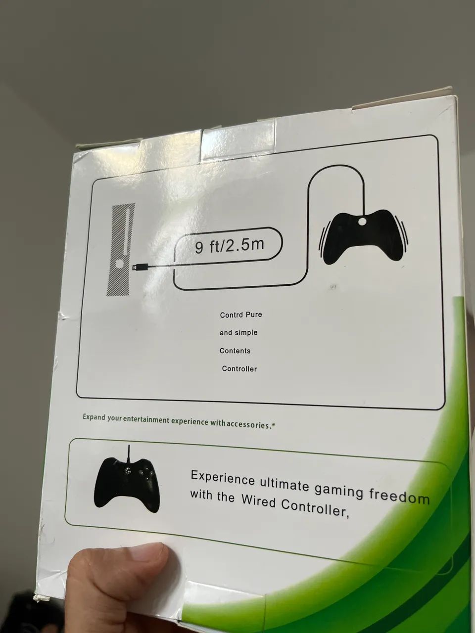 Controle Xbox 360/pc com fio  - Foto 3
