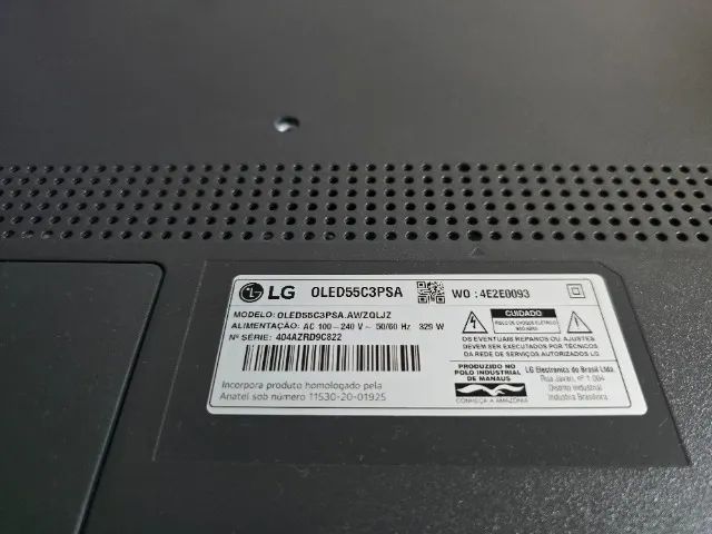 Smart TV LG OLED Evo 55 4K ThinQ AI OLED55C3PSA - Foto 4